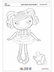 Lalaloopsy boyama sayfaları